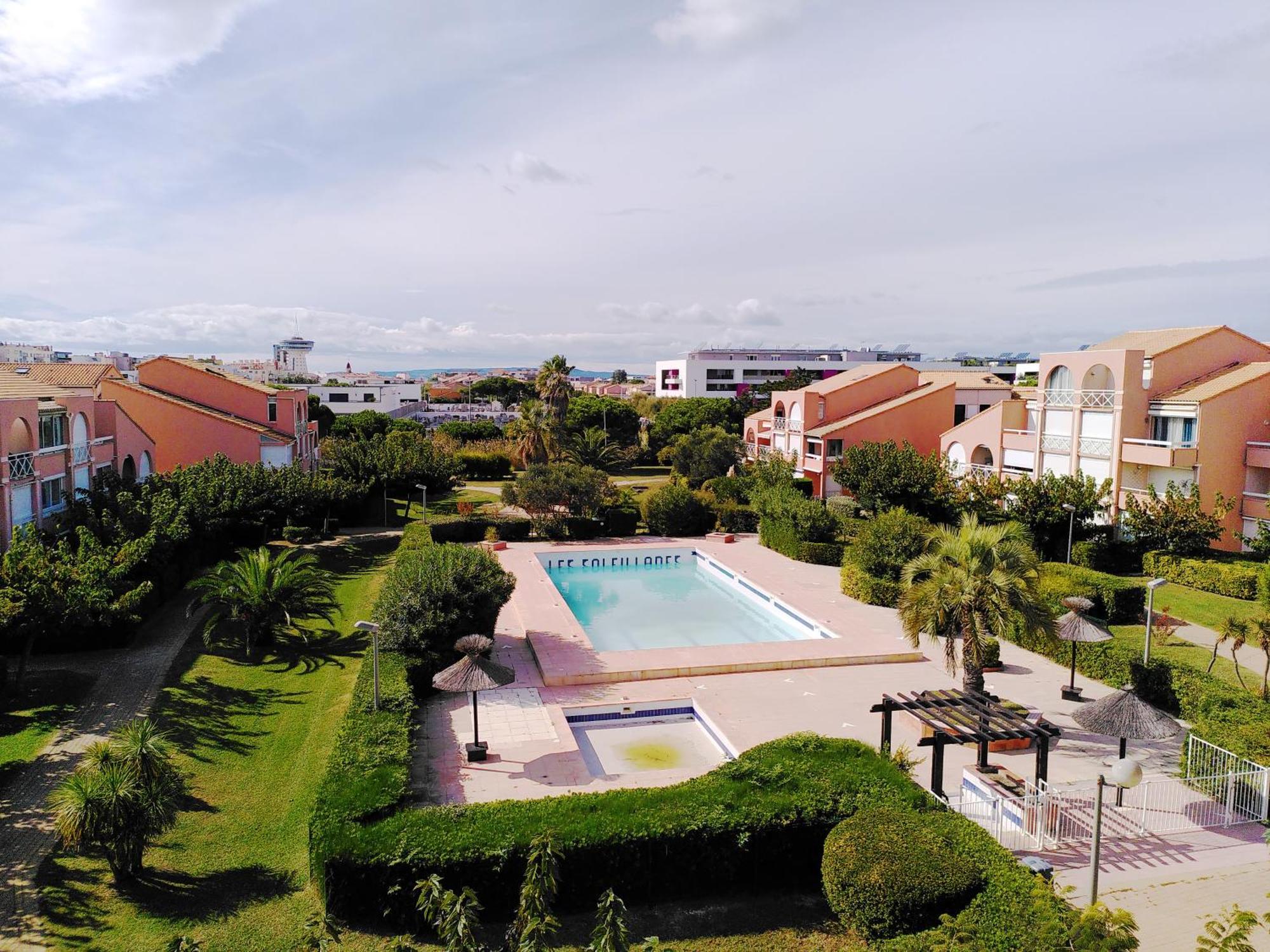 Nid Douillet F2, Clim, Jardin, Piscine, Parking, Plage 200 M Palavas Exterior photo